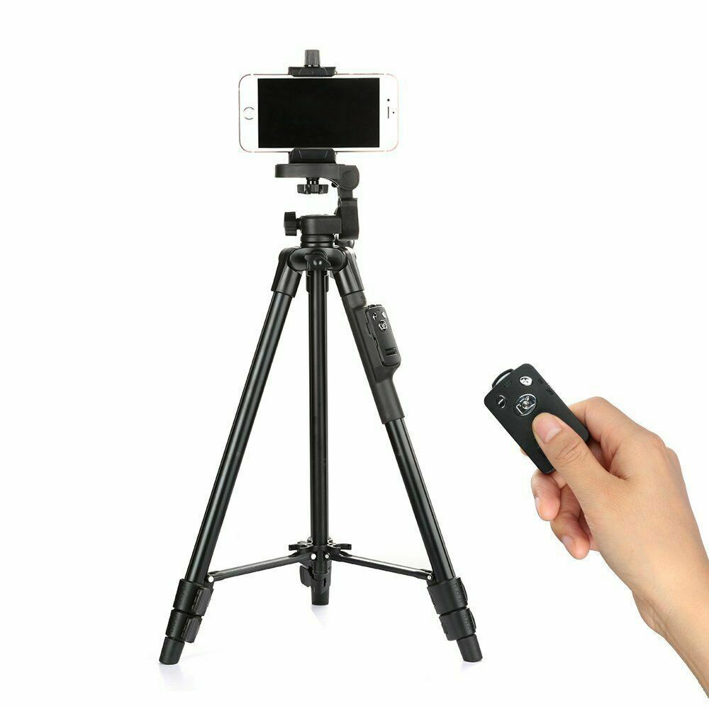 Yunteng VCT 5208 Phone Camera Tripod Bluetooth Shutter Telescoping Legs iphone Yunteng VCT 5208 Phone Camera Tripod Bluetooth Shutter Telescoping Legs iphone